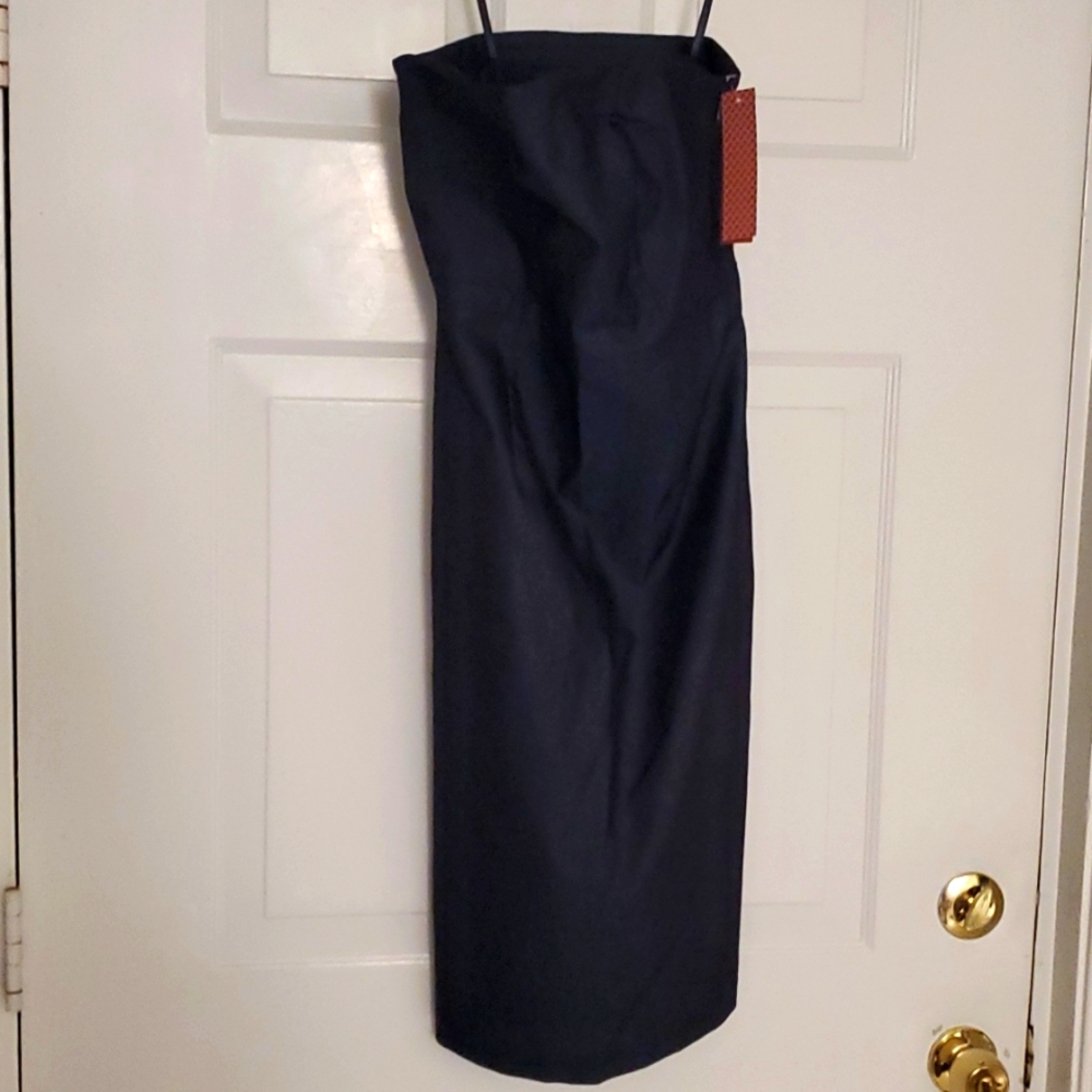 NWT Merona strapless denim dress, size 4